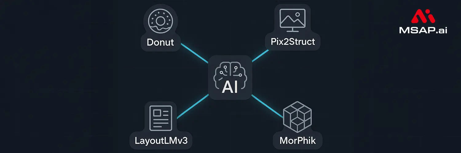 Document AI - 오픈소스 Donut, Pix2Struct, LayoutLMv3, MorPhik